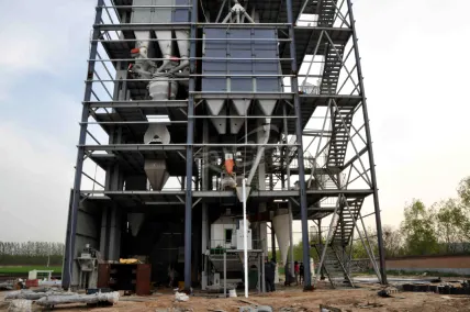 5-7 TPH livestock feed production line installation site in South Africa, complete animal feed pellet plant