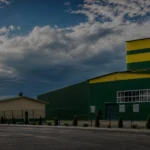 Premixed feed production line project, exterior view of complete automatic animal premix feed mill factory building